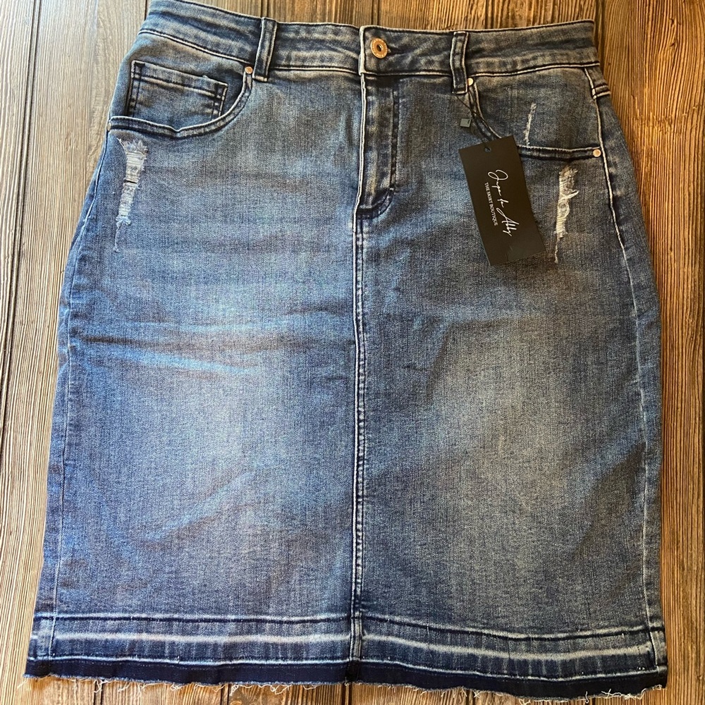 Jupe de Abby jean skirt NWT
